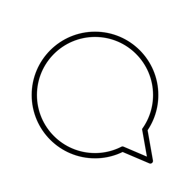 left speech bubble